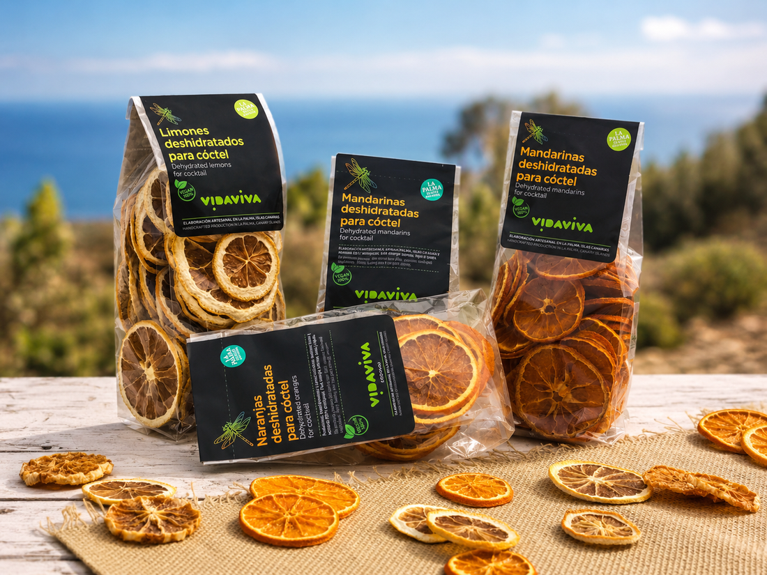 Mandarines déshydratées pour cocktail