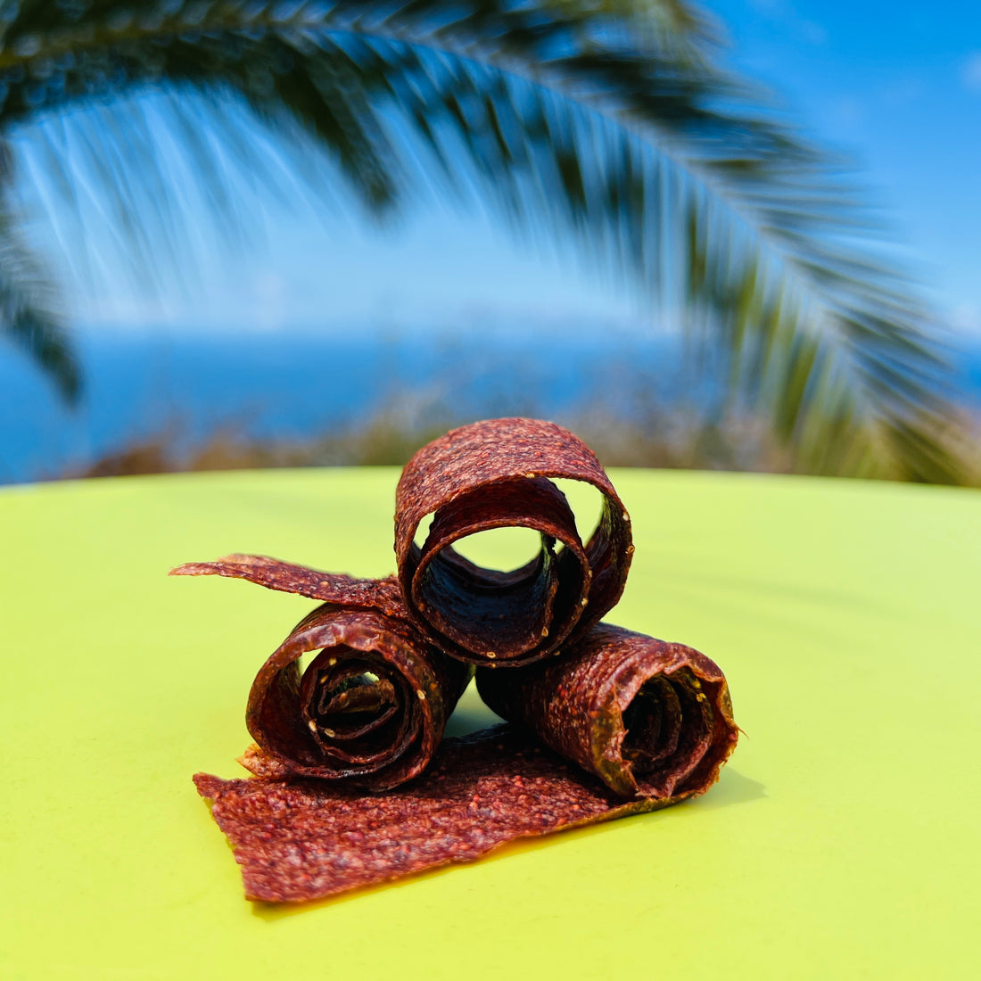 Mousse deshidratada de fresa