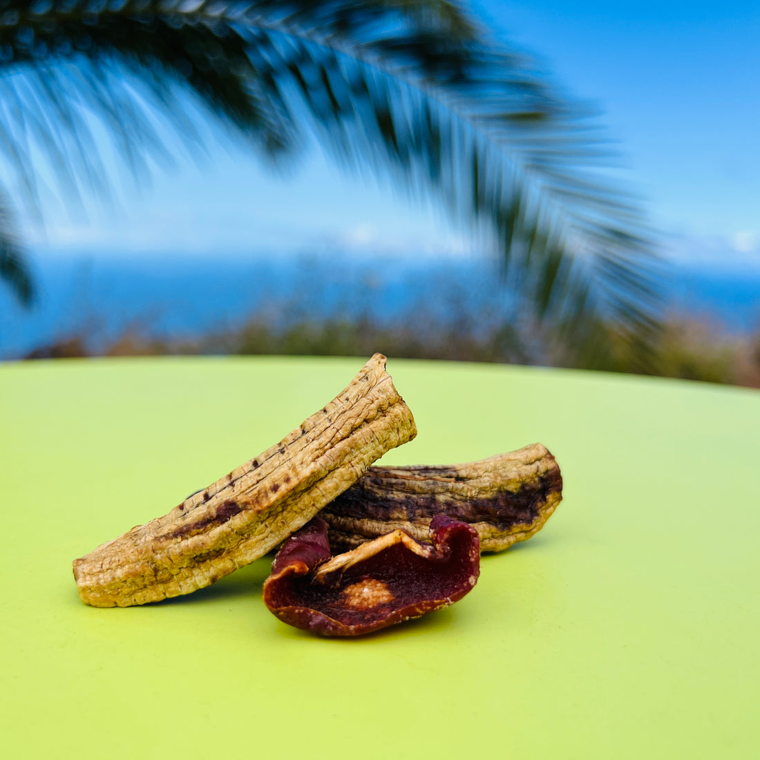 Plátano y Caqui deshidratado