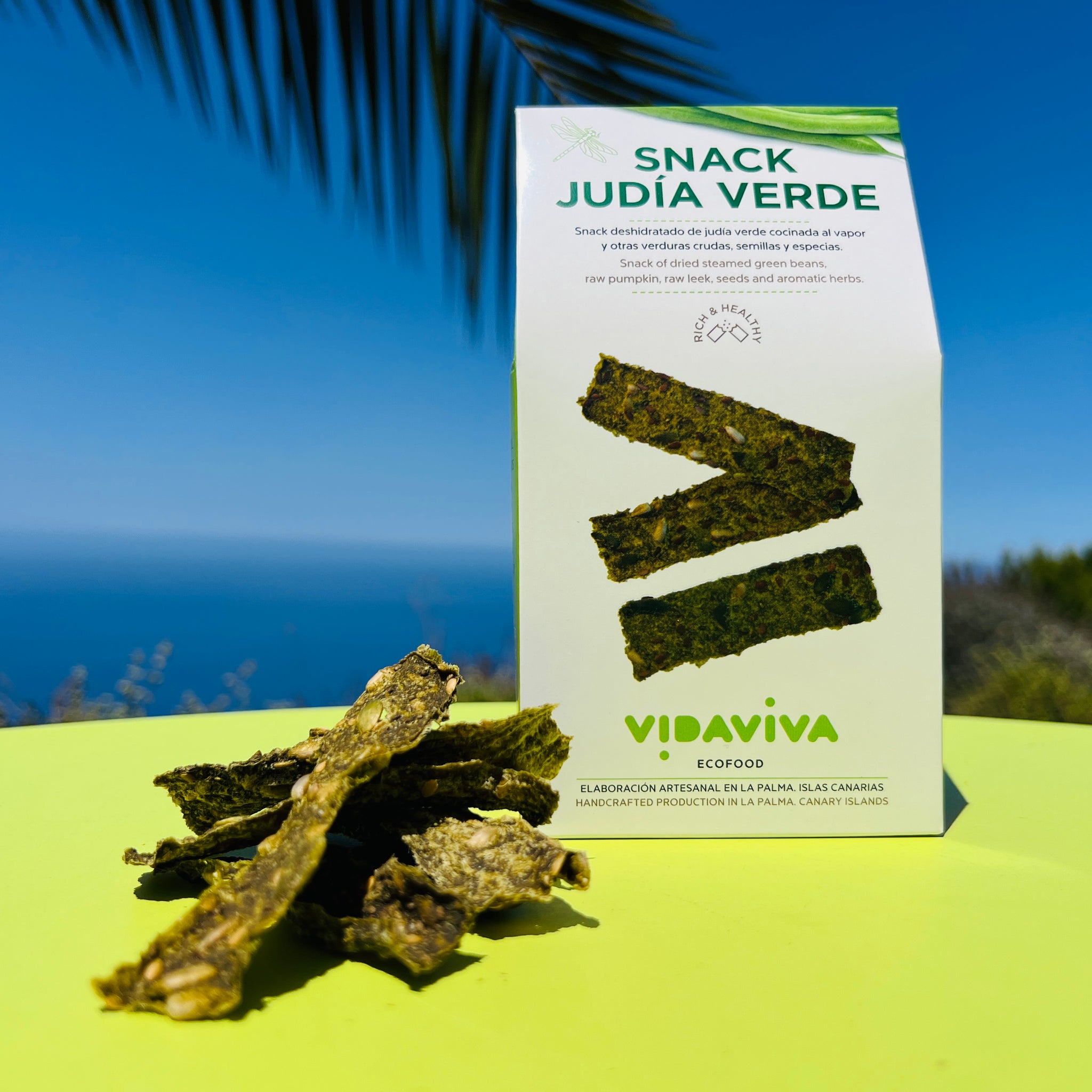 Snack de judías verdes