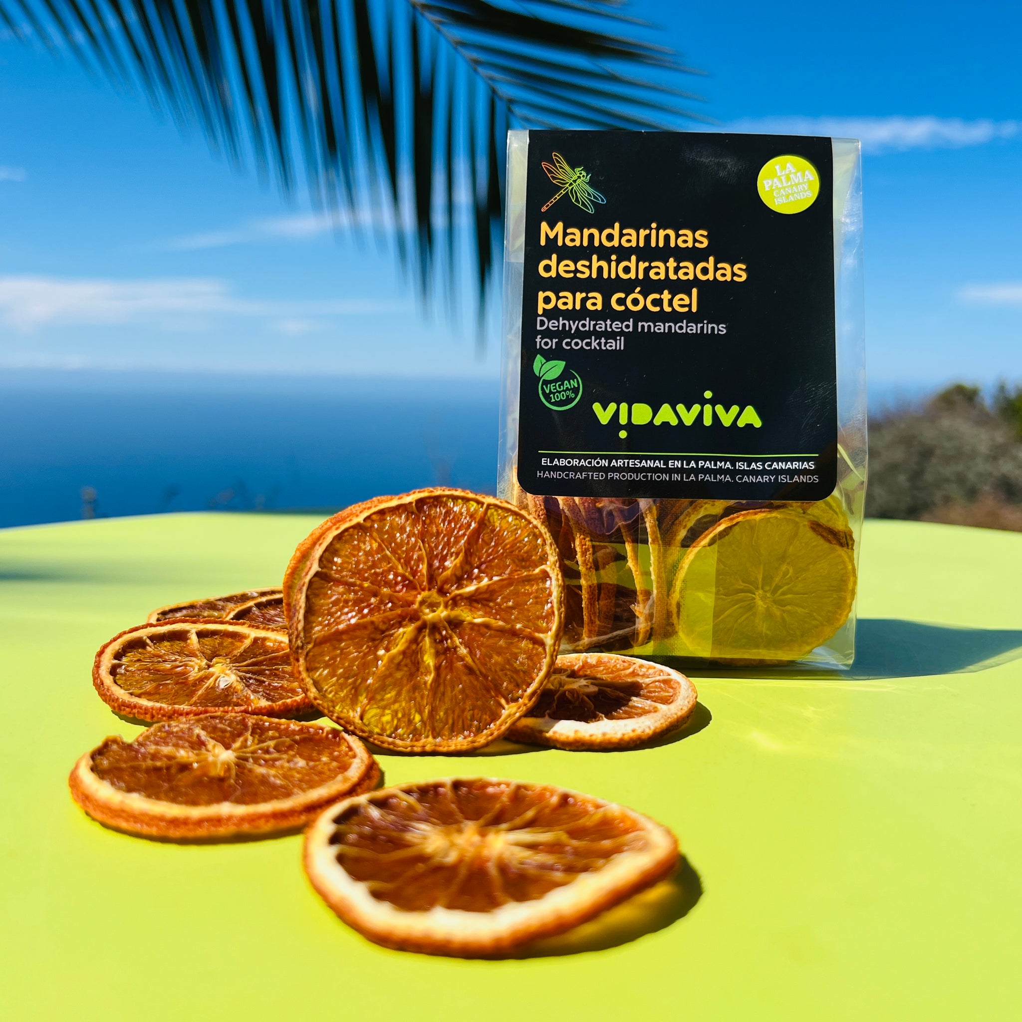 Mandarines déshydratées pour cocktail